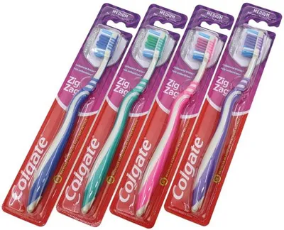 Zdjęcie produktu dla Colgate 6001067004943, Szczoteczka do zębów, Dorosły, Zielony, 1 szt., Blister