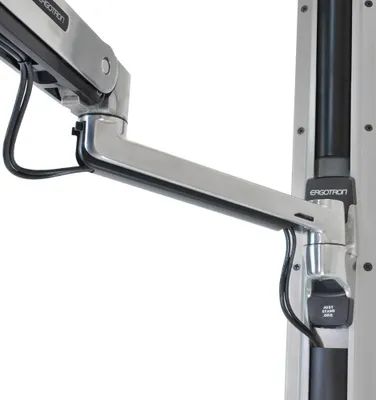 Obrázok produktu pre Ergotron LX Sit-Stand Wall Mount LCD Arm, 11,3 kg, 106,7 cm (42"), 75 x 75 mm, 200 x 100 mm, Nerezová oceľ