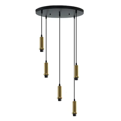 Produktbild von Olucia - RIKA - Pendelleuchte - Gold/Schwarz - 5 Watt