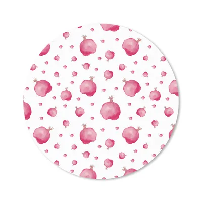 Produktbild von MuchoWow® Mauspad Mousepad Granatapfel - Obst - Design 20x20 cm - Mousepads - Maus Mat - Pad - Mausunterlage - Schreibtischmatte