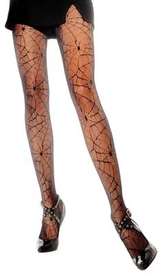 Produktbild von Spinnennetz Strumpfhose für Halloween Kostüm Damen