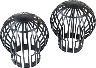 Produktbild von Fallrohrfilter 2er-Set Regenrohrfilter Dachrinne Fallrohr Laubsammler Laubfang