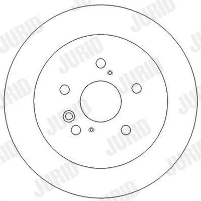 Produktbild von 2x JURID Bremsscheibe 562276JC für TOYOTA PREVIA (MCR3_ ACR3_ CLR3_) 68 5mm