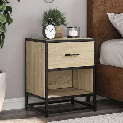 Obrázok produktu pre vidaXL Nočný stolík Sonoma dub 40x31x50 cm materiál na báze dreva