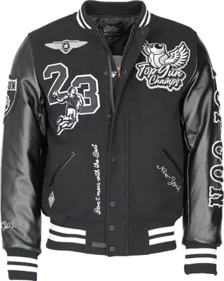 Produktbild von Top Gun College Jacke TGJ2337 black 3XL