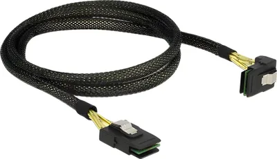 Immagine prodotto di SAS Kabel Delock Mini SAS -> Mini SAS St/St 1.00m gewinkelt