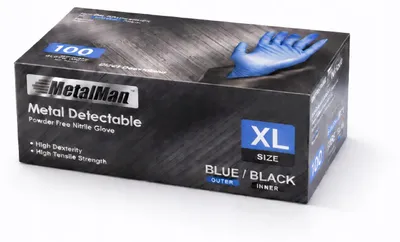 Produktbild von Einweghandschuhe Brilliant Nitril blau Größe XL 100 Stück für Hygiene für Arbeit