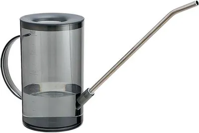 Image de Arrosoir 1 L gris à long manche pour plantes d'intérieur