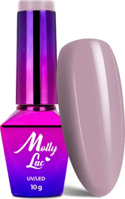 Zdjęcie produktu dla MollyLac Obsession Lakier hybrydowy 212 Rich Lilac, 10 g