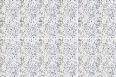 Produktbild von Fliesenaufkleber 15x15 cm – 24 Stück – Selbstklebend – Wasserfest – Pflegeleicht – Hitzebeständig – Für Küche & Bad – Dreiecksgeometrie