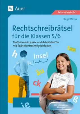 Produktbild von Rechtschreibrätsel für die Klassen 5-6