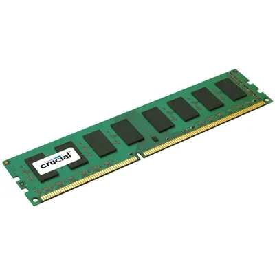 A single computer RAM module is shown against a white background.