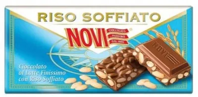 Zdjęcie produktu dla Czekolada Riso soffiato 80g - Novi