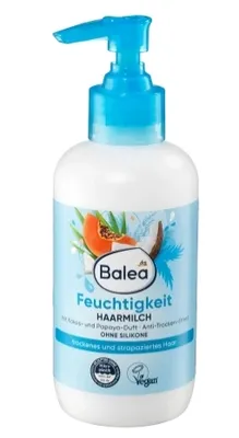 Produktbild von (Balea, Feuchtigkeitsspendende Haarmilch, 200ml