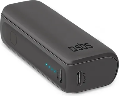 Zdjęcie produktu dla SBS TTBB5000MINIK, 5000 mAh, Litowo-jonowa (Li-Ion), 10 W, Czarny