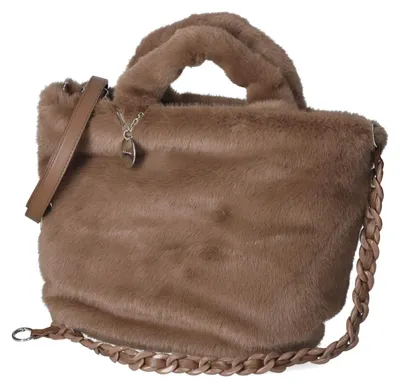 Image de Sac cabas pour femmes "Fräulein Frida", couleur marron, en tissu. Taille unique