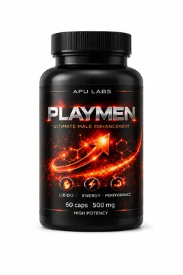Obrázek produktu pro PLAYMEN 60 kapslí – Libido, erekce, potenci, testosteron, síla, vitalita – doplněk stravy pro muže, Obrázek vytvořený pomocí AI