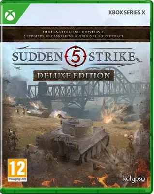 Productafbeelding van Sudden Strike 5 Deluxe Editie. Beschikbaar voor Xbox Series X en Xbox Series S. Verkrijgbaar in het Verenigd Koninkrijk