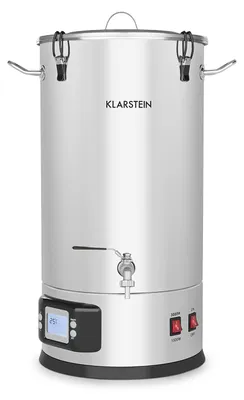 Zdjęcie produktu dla KlarsteinMaischfest, kocioł warzelny, 5 części, 1500/3000 W, 25 l, wyświetlacz LCD, stal nierdzewna