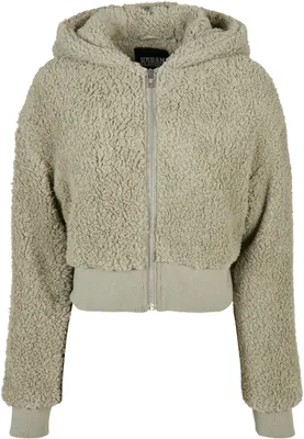 Produktbild von Urban Classics Ladies - Short Oversized Sherpa Jacke - XL