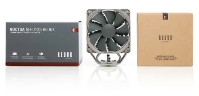 Zdjęcie produktu dla Noctua NH-U12S redux, Chlodnica/wentylator, 12 cm, 450 RPM, 1700 RPM, Szary, Stal nierdzewna