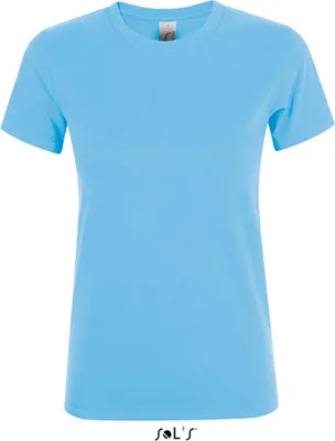 Produktbild von SOLs 01825 | Damen Regent T-Shirt / Halbgekämmte ringgesponnene Baumwolle - Farbe: Sky Blue - Größe: M