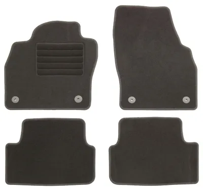 Fußmatten-Set für VW Polo 2G AW, 09/2017-03/2021, 4-teilig, Schwarz
