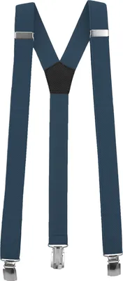 Produktbild von Fabio Farini - 1 Stück Schmales Y-Design mit 2,5cm Breite verstellbar mit extra starken Clipverschluss, Blau