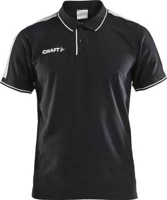 Produktbild von Craft Pro Control Poloshirt Herren - Schwarz / Weiß