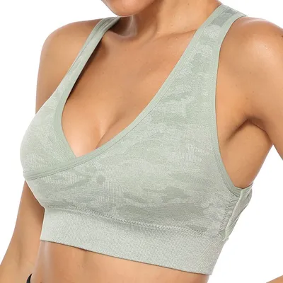 Obrázek produktu pro Cut Bra sportovní podprsenka zelená, L