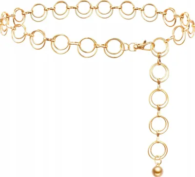 Produktbild von Eleganter Damen Kettengürtel Gold 110 cm Modisch