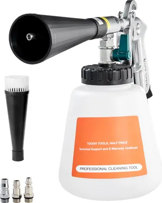 Produktbild von SucceBuy Druckluft Reinigungspistole, 6–9,2 Bar Hochdruck-Luftblaspistole mit 2 Düsen & 1-L-Flüssigkeitsflasche, Waschpistole, Autoreinigungspistole, kompatibel mit 1/4 NPT-Luftkompressor
