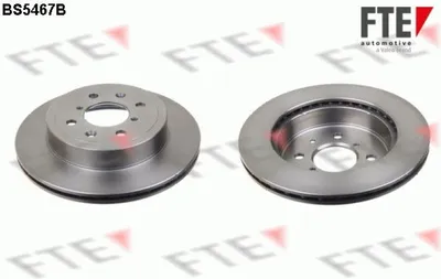 Produktbild von 2 Bremsscheiben Vorderachse belüftet Ø 253 mm 17 mm FTE für u.a. OPEL AGILA