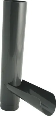 Produktbild von Marley Wasserablaufklappe Kunststoff Anthrazitgrau RAL 7016 NW 53 mm