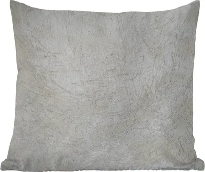 Produktbild von MuchoWow® Zierkissen Sofakissen Wohnzimmer Dekokissen 45x45 cm Wand - Zement - Grau - Beton - Schlafpolster - Polster für das Sofa