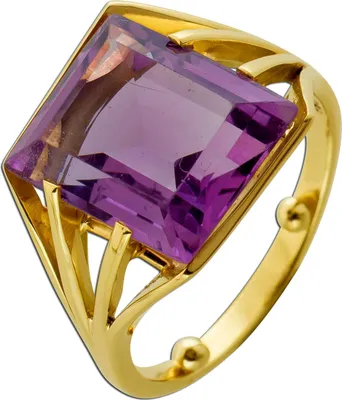 Produktbild von Amethyst Ring Gold 585 14 Karat lila Edelstein 16.5ct  20