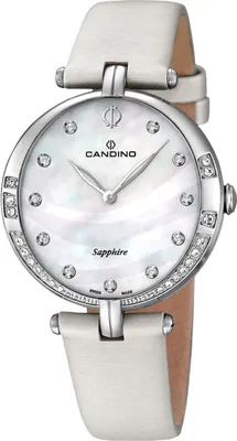 Produktbild von Candino Damen Uhr Armbanduhr C4601/1 creme Strass