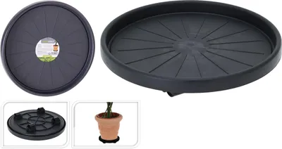 Zdjęcie produktu dla Podstawka Na Kółkach Pod Doniczkę 38Cm 2 Rodzaje