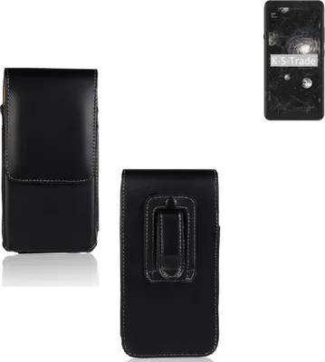 Produktbild von K-S-Trade Gürteltasche für HiSense A5 Pro CC Schutz Hülle Handy Hülle mit Magnetverschluss Holster in schwarz