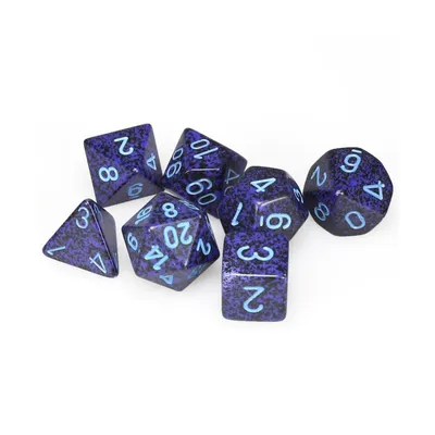 Produktbild von Chessex 7-Würfelset Speckled Kobalt