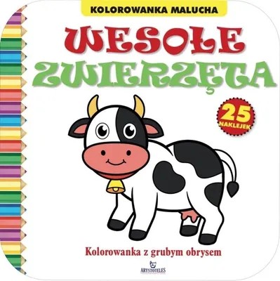 Produktbild von Kolorowanka dla dzieci Wesołe zwierzęta Monika Matusiak