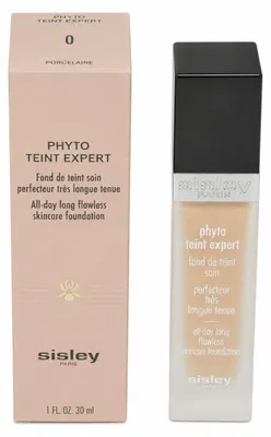 Obrázek produktu pro Sisley Phyto-Teint Expert, Pumpovacíc lahvička, Tekutina, Univerzální pleť, Hydratující, Vyhlazující, Změkčující, Světlý, Porcelaine