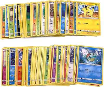 Produktbild von 100 Pokémon-Karten - Deutsch - zufällig Sortiert und gemischt