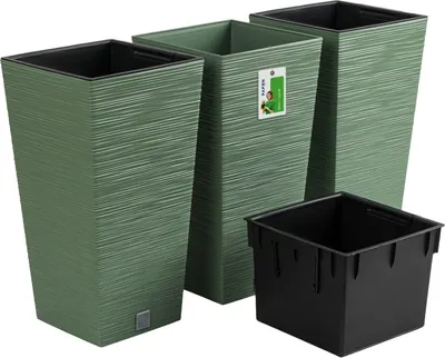 Obrázok produktu pre Kvetináč FURU Square Balcony Box Kvetináč zelený 26,6 l