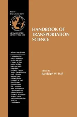 Obrázok produktu pre Handbook of Transportation Science
