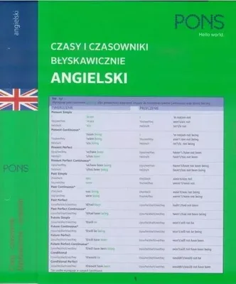 Zdjęcie produktu dla Ściągawka gramatyczna Czasy i czasowniki angielskie PONS