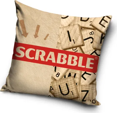 Obrázek produktu pro Povlak na polštářek Dřevěné Scrabble