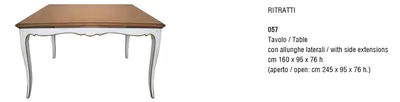 Produktbild von Tisch Design Tische Holz Esszimmer Wohnzimmer klassisches Esszimmer Echtholz
