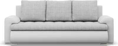 Produktbild von Sofa 3-Sitzer mit Schlaffunktion Foresta, Grau + Weiß
