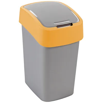 A studio shot of a trash can.